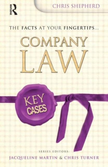 Book cover of: Key Cases: Company Law. By: Christopher Shepherd