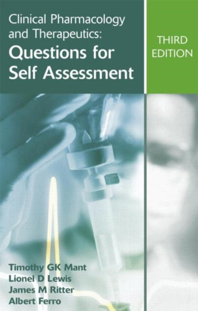 Book cover of: Clinical Pharmacology and Therapeutics: Questions for Self Assessment, Third edition