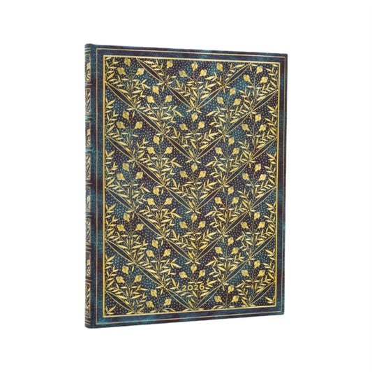Book cover of: 2026 Wildflower Song  (2007) Ultra 12-month Verso Hardcover Flexi Dayplanner 2026 (Elastic Band Closure). By: Paperblanks
