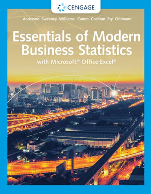 Essentials of Modern Business Statistics with MicrosoftA® ExcelA®