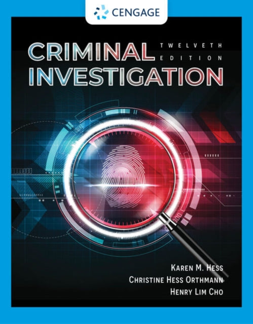 Book cover of: Criminal Investigation. By: Kären M. Hess
