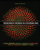 Book cover of: Research Design in Counseling. By: Bruce Wampold