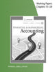 Book cover of: Working Papers, Chapters 15-28 for Warren/Jones/Tayler's Financial &  Managerial Accounting. By: Carl S. Warren