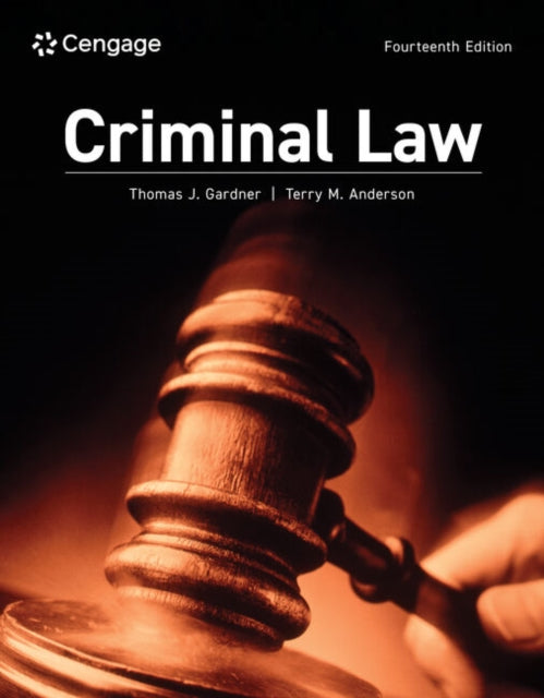 Book cover of: Criminal Law. By: Thomas Gardner