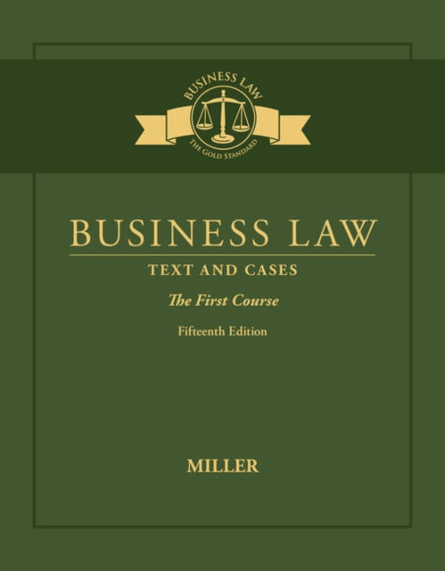 Book cover of: Business Law. By: Roger Miller