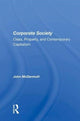 Book cover of: Corporate Society. By: John McDermott