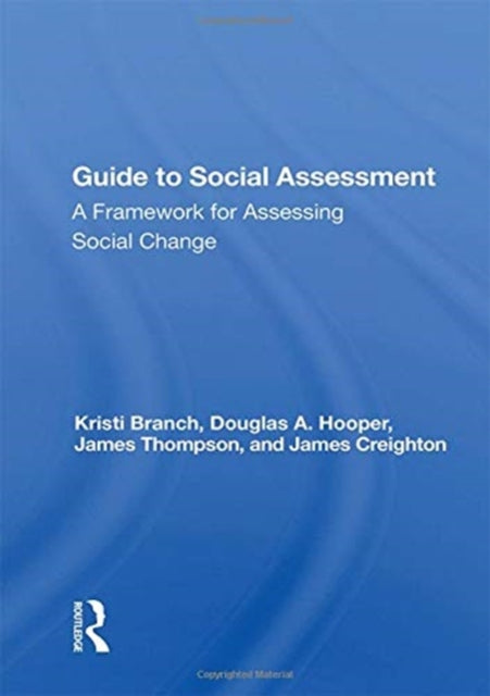 Book cover of: Guide To Social Impact Assessment. By: K. Branch