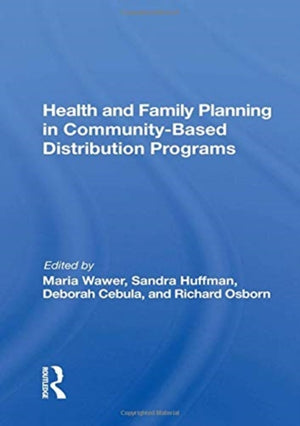 Health And Family Planning In Community-based Distribution Projects