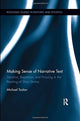 Book cover of: Making Sense of Narrative Text. By: Michael Toolan
