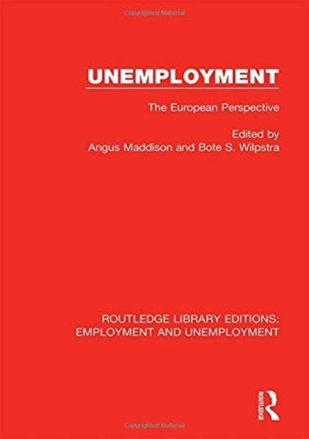 Book cover of: Unemployment. By: Angus Maddison