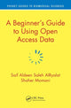 Book cover of: Beginner’s Guide to Using Open Access Data. By: Saif Aldeen S. AlRyalat
