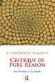 Book cover of: Companion to Kant's Critique of Pure Reason. By: Matthew C. Altman