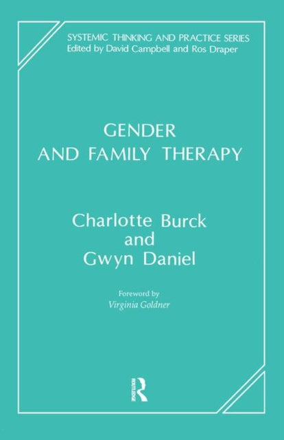 Book cover of: Gender and Family Therapy