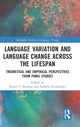 Book cover of: Language Variation and Language Change Across the Lifespan. By: Karen V. Beaman