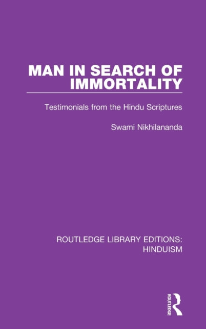 Man in Search of Immortality
