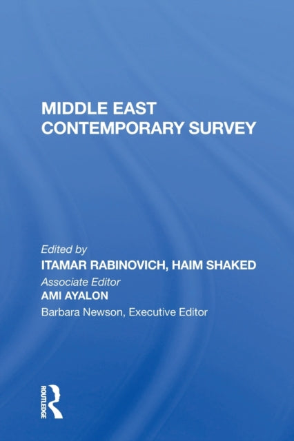 Book cover of: Middle East Contemporary Survey, Volume Xi, 1987. By: Itamar Rabinovich