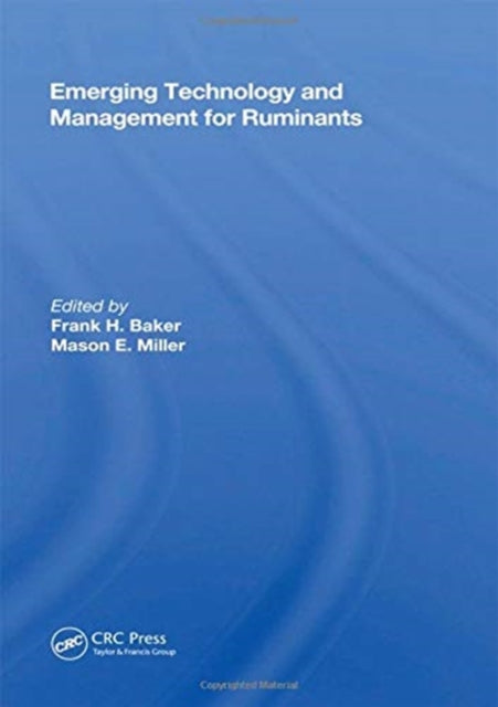 Book cover of: Emerging Technology And Management For Ruminants