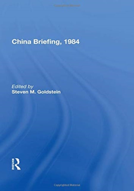 Book cover of: China Briefing, 1984. By: Steven M. Goldstein