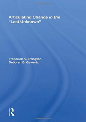 Articulating Change in the Last Unknown