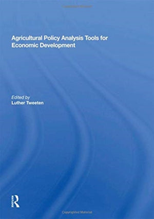 Agricultural Policy Analysis Tools For Economic Development