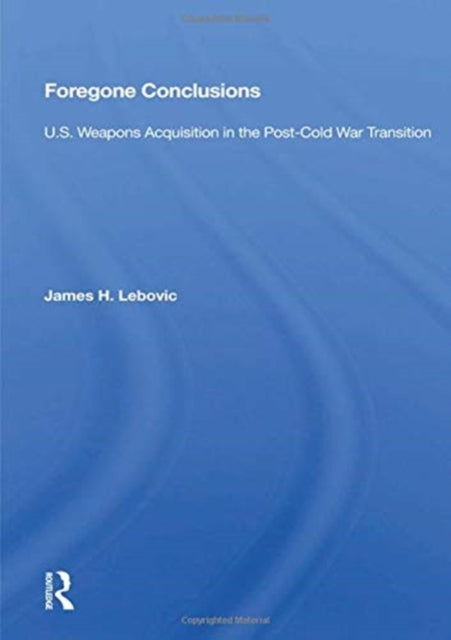 Book cover of: Foregone Conclusions