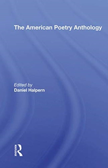 Book cover of: American Poetry Antholog. By: Daniel Halpern