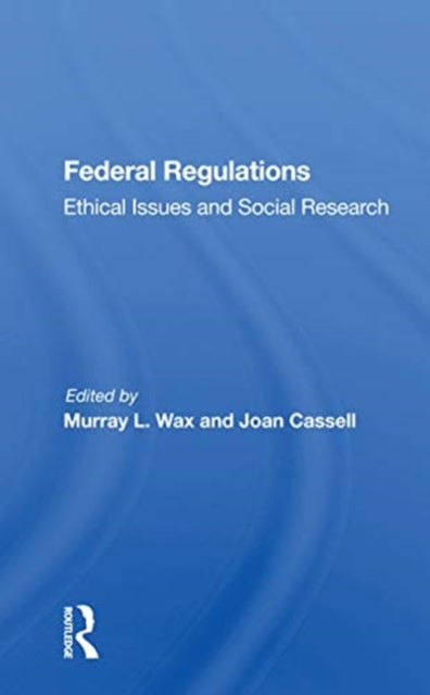 Book cover of: Federal Regulations. By: Murray Lionel Wax