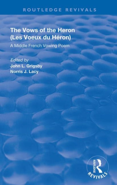 Book cover of: Middle French Vowing Poem. By: John L. Grigsby