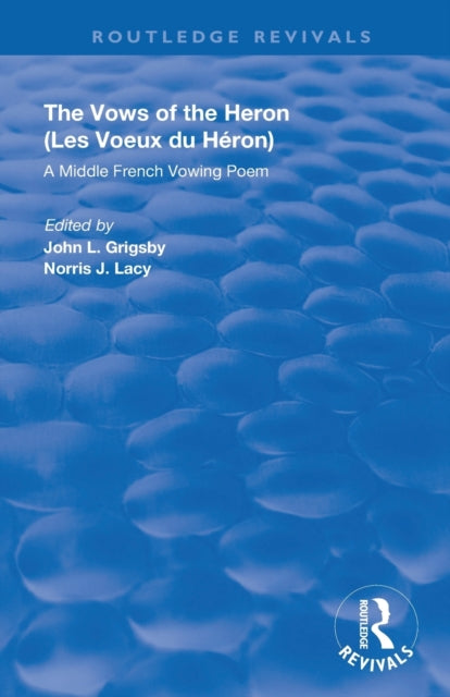 Book cover of: Middle French Vowing Poem. By: John L. Grigsby