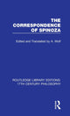 Book cover of: Correspondence of Spinoza. By: A. Wolf