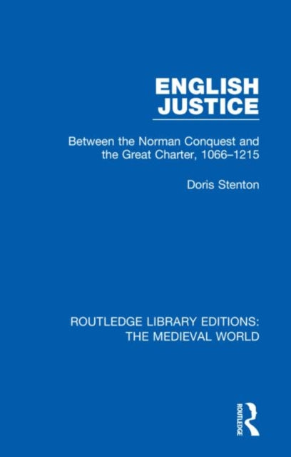 Book cover of: English Justice. By: Doris M. Stenton