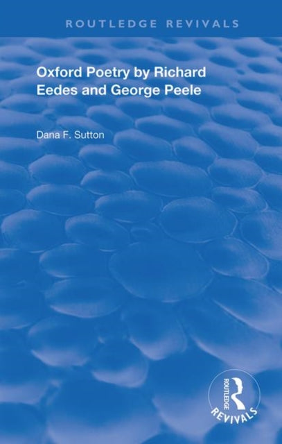 Book cover of: Oxford Poetry by Richard Eedes and George Peele. By: Richard Eedes