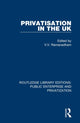 Book cover of: Privatisation in the UK. By: V. V. Ramanadham