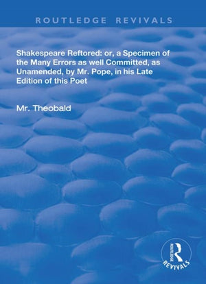 Shakespeare Restored