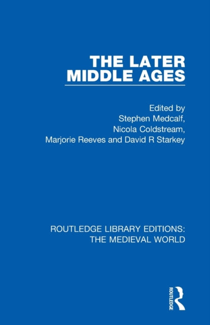 Book cover of: Later Middle Ages