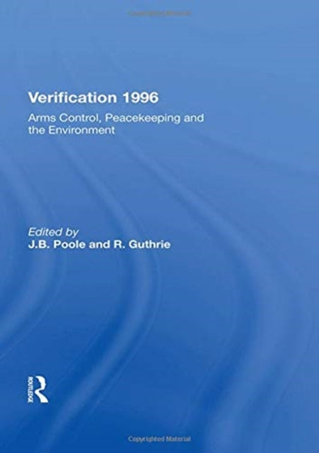 Book cover of: Verification 1996. By: J. B. Poole