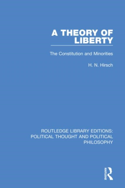 Book cover of: Theory of Liberty