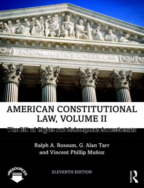Book cover of: American Constitutional Law, Volume II. By: Ralph A. Rossum