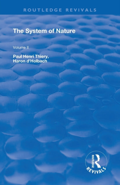 Book cover of: System of Nature. By: Paul Henri Thiery