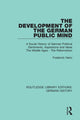 Book cover of: Development of the German Public Mind. By: Frederick Hertz