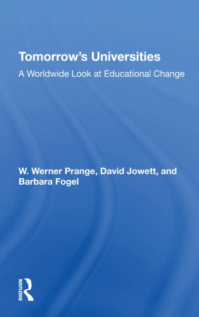 Book cover of: Tomorrow's Universities. By: W. Werner Prange