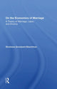 Book cover of: On The Economics Of Marriage. By: Shoshana Grossbard-schectman
