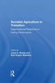 Book cover of: Socialist Agriculture In Transition. By: Joseph C. Brada