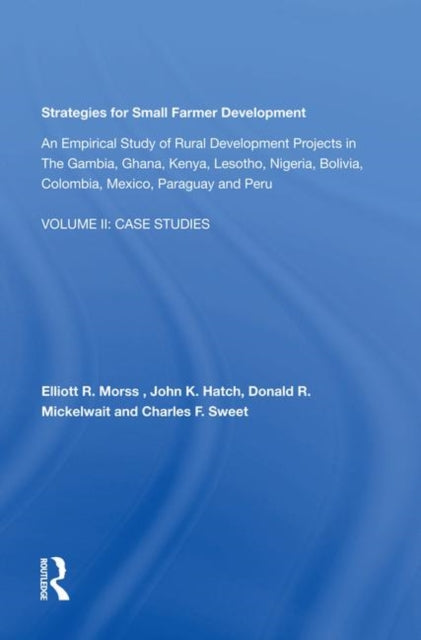 Book cover of: Strategies For Small Farmer Development. By: Elliott R. Morss