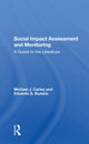 Book cover of: Social Impact Assessment And Monitoring. By: Michael Carley