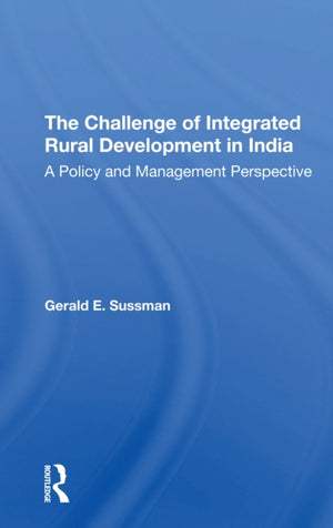 Challenge Of Integrated Rural Development In India