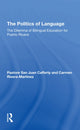 Book cover of: Politics Of Language. By: Pastora San Juan Cafferty