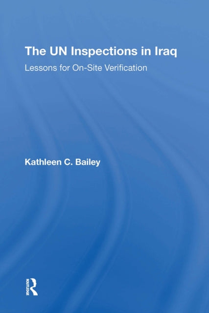 Book cover of: Un Inspections In Iraq