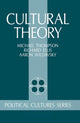 Book cover of: Cultural Theory. By: Thompson, Michael