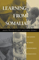 Book cover of: Learning From Somalia. By: Walter S. Clarke